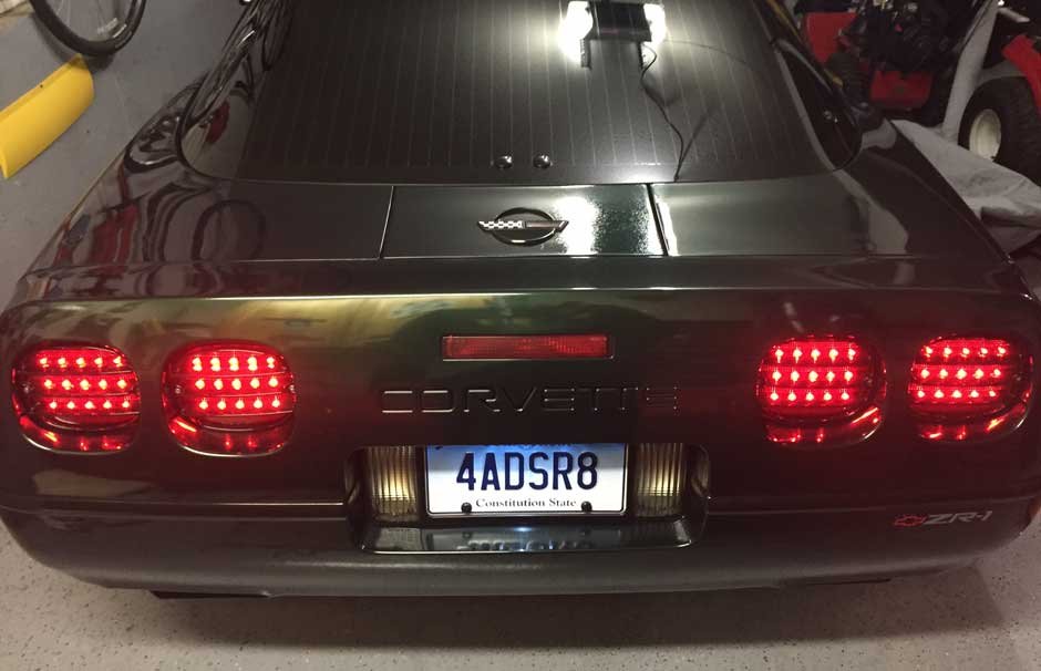 1992 corvette remover tail lights for led load resistor